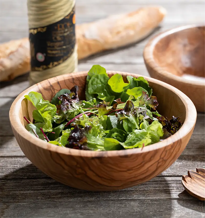 Salatschuessel - Olivenholz